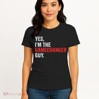 Baseball Yes I'm The Gamechanger Guy Funny Women's T-Shirt thumb 4