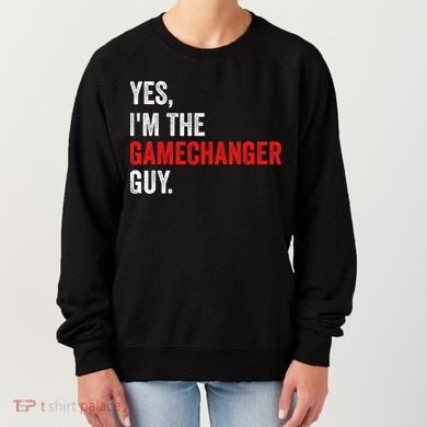 Baseball Yes IM The Gamechanger Guy Funny Women's Sweatshirt