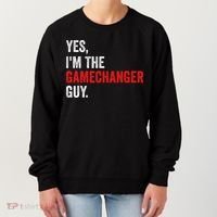 Baseball Yes IM The Gamechanger Guy Funny Women's Sweatshirt thumb 0