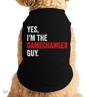 Baseball Yes IM The Gamechanger Guy Funny Doggie Tank thumb 0