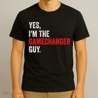 Baseball Yes IM The Gamechanger Guy Funny T-Shirt thumb 3