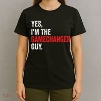 Baseball Yes IM The Gamechanger Guy Funny T-Shirt thumb 4