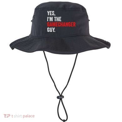Baseball Yes IM The Gamechanger Guy Funny Bucket Hat