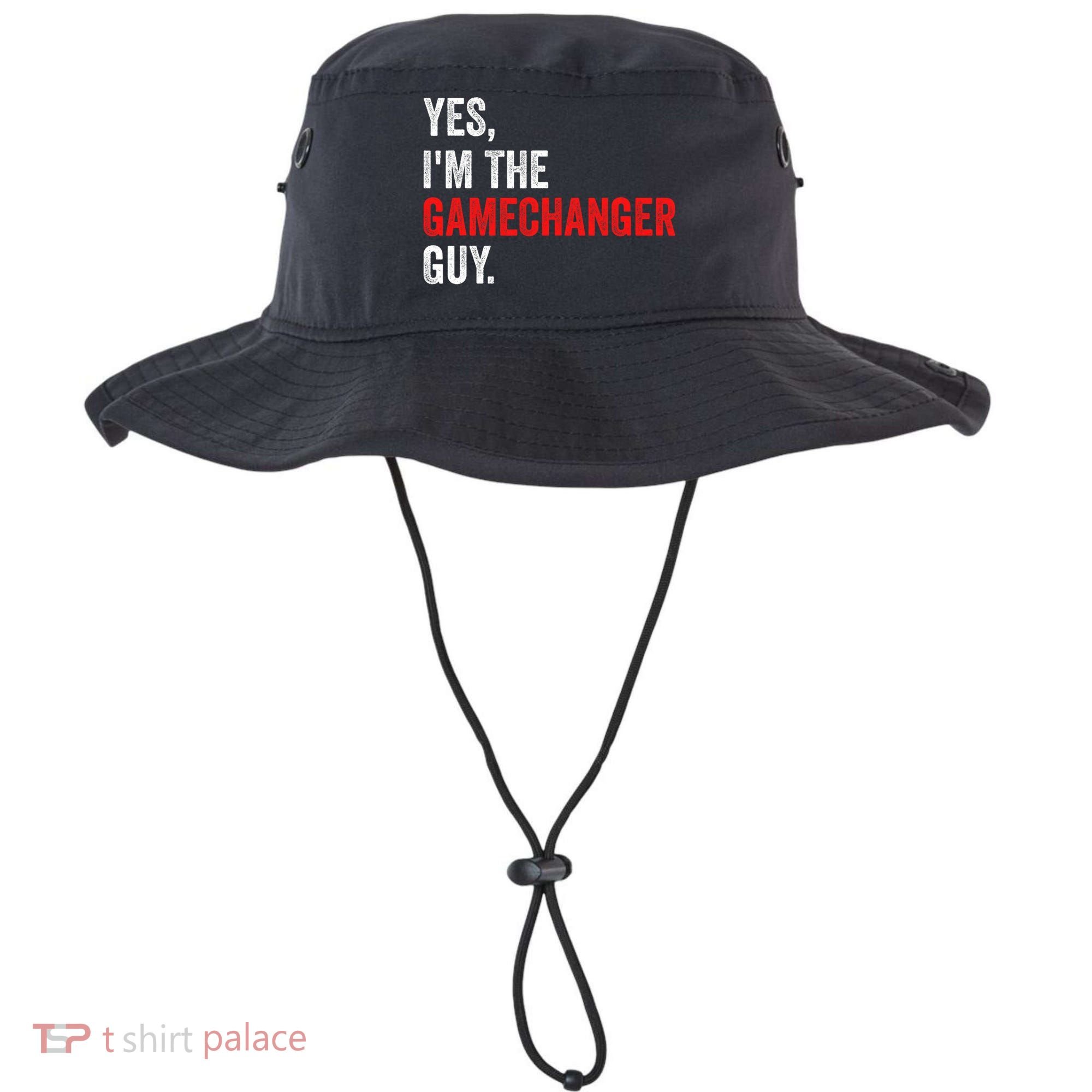 Baseball Yes IM The Gamechanger Guy Funny Bucket Hat
