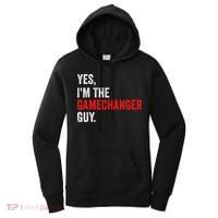 Baseball Yes IM The Gamechanger Guy Funny Women's Hoodie thumb 0