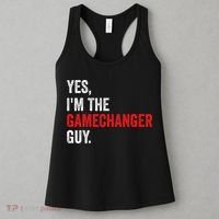 Baseball Yes IM The Gamechanger Guy Funny Women's Tank Top thumb 3