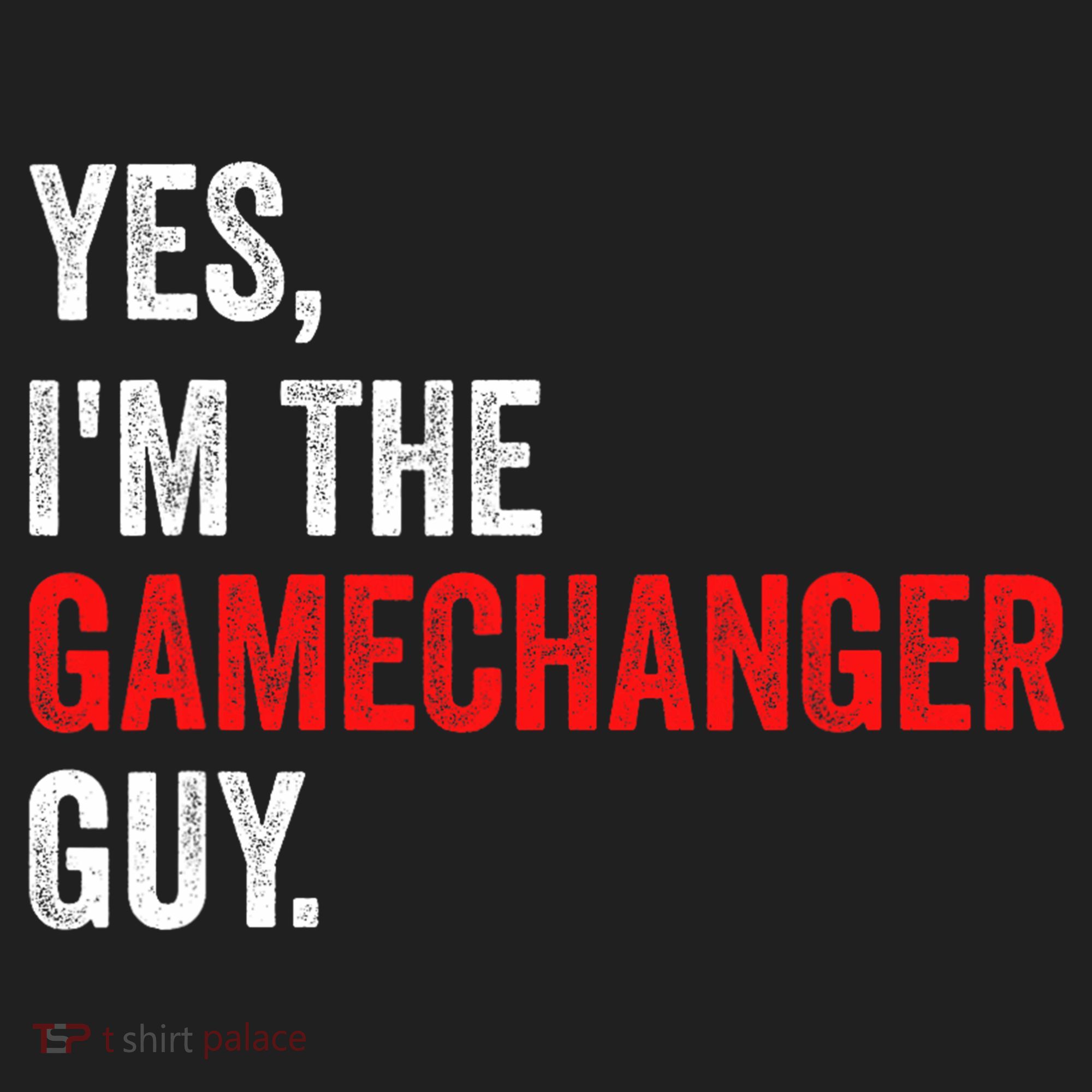 Baseball Yes IM The Gamechanger Guy Funny Golf Towel