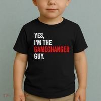 Baseball Yes IM The Gamechanger Guy Funny Toddler T-Shirt thumb 2