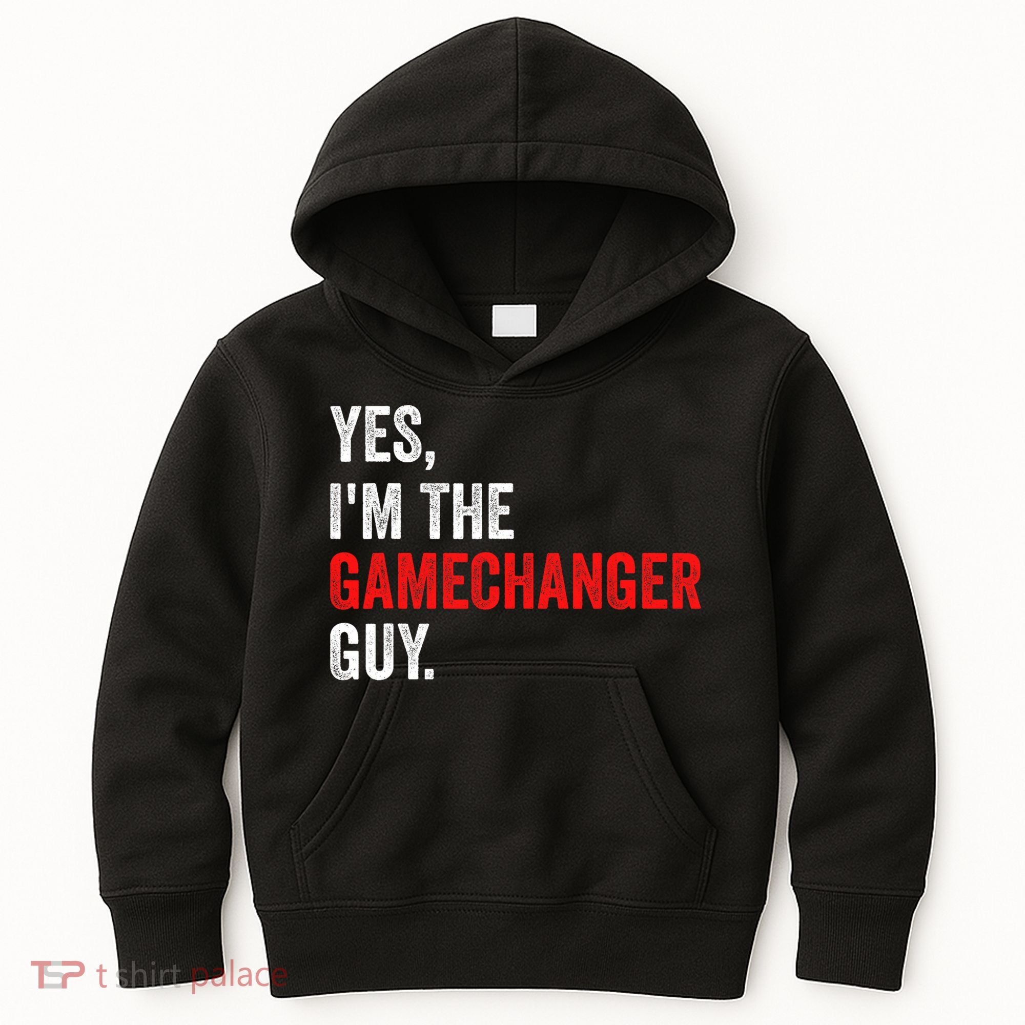 Baseball Yes IM The Gamechanger Guy Funny Kids Hoodie