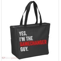 Baseball Yes IM The Gamechanger Guy Funny Tote Bag thumb 2