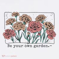 Be Your Own Garden Floral Quote Mousepad thumb 1