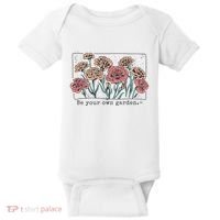 Be Your Own Garden Floral Quote Baby Bodysuit thumb 0