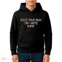 Build Your Own Tiny Home Tiny Home Buyer Kids Hoodie thumb 4