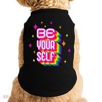 Be Yourself Pride Month Celebration Doggie Tank thumb 0