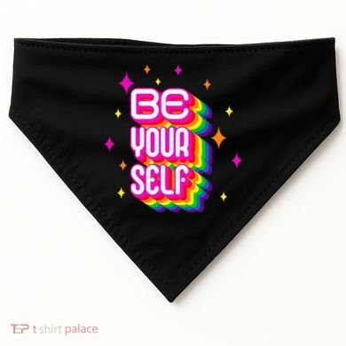 Be Yourself Pride Month Celebration USA-Made Doggie Bandana