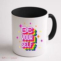 Be Yourself Pride Month Celebration Coffee Mug thumb 1