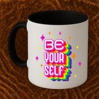 Be Yourself Pride Month Celebration Coffee Mug thumb 2