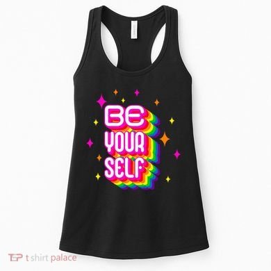 Be Yourself Pride Month Celebration Women's Tank Top