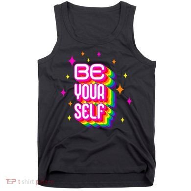 Be Yourself Pride Month Celebration Tank Top