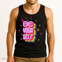 Be Yourself Pride Month Celebration Tank Top thumb 3