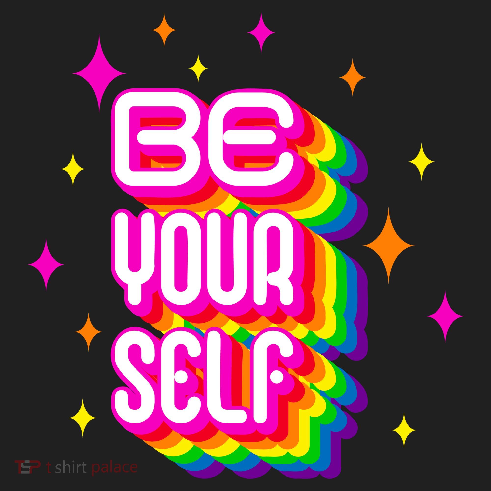 Be Yourself Pride Month Celebration Golf Towel