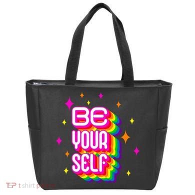 Be Yourself Pride Month Celebration Tote Bag