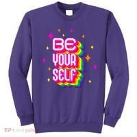 Be Yourself Pride Month Celebration Sweatshirt thumb 0