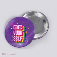 Be Yourself Pride Month Celebration Button thumb 0