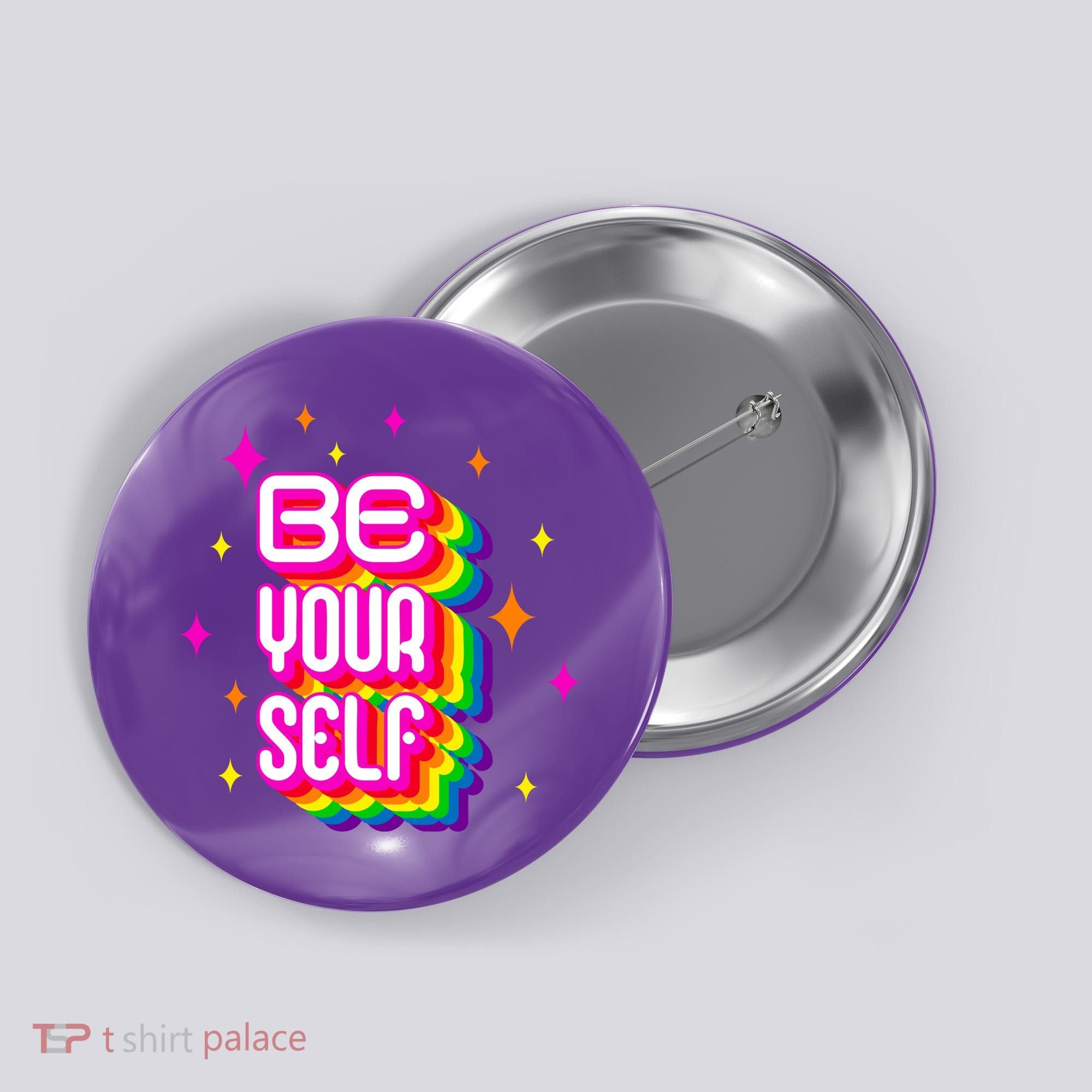 Be Yourself Pride Month Celebration Button