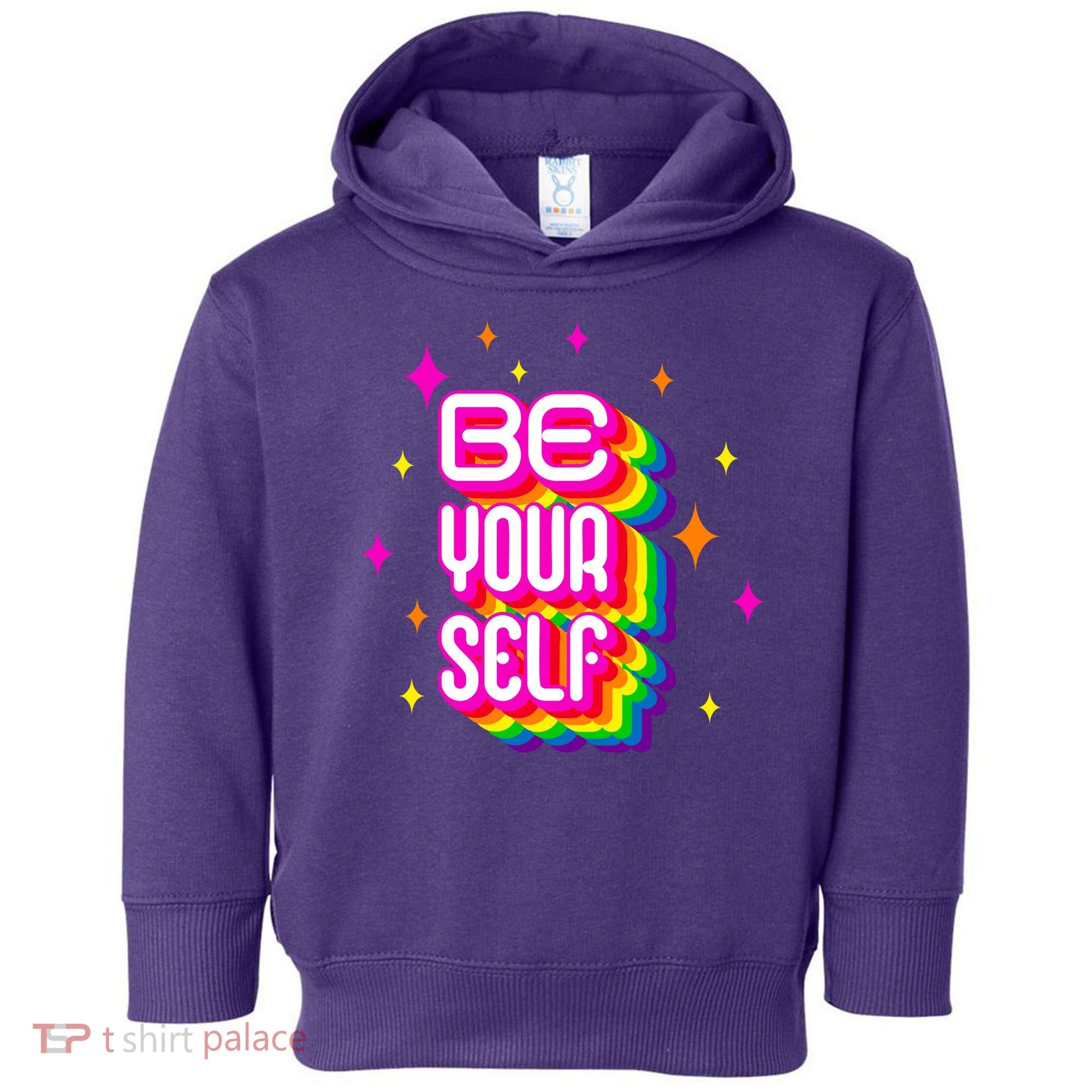 Be Yourself Pride Month Celebration Toddler Hoodie