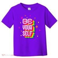 Be Yourself Pride Month Celebration Toddler T-Shirt thumb 0