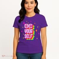 Be Yourself Pride Month Celebration Women's T-Shirt thumb 4