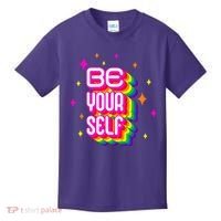 Be Yourself Pride Month Celebration Kids T-Shirt thumb 0
