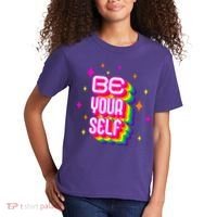 Be Yourself Pride Month Celebration Kids T-Shirt thumb 2