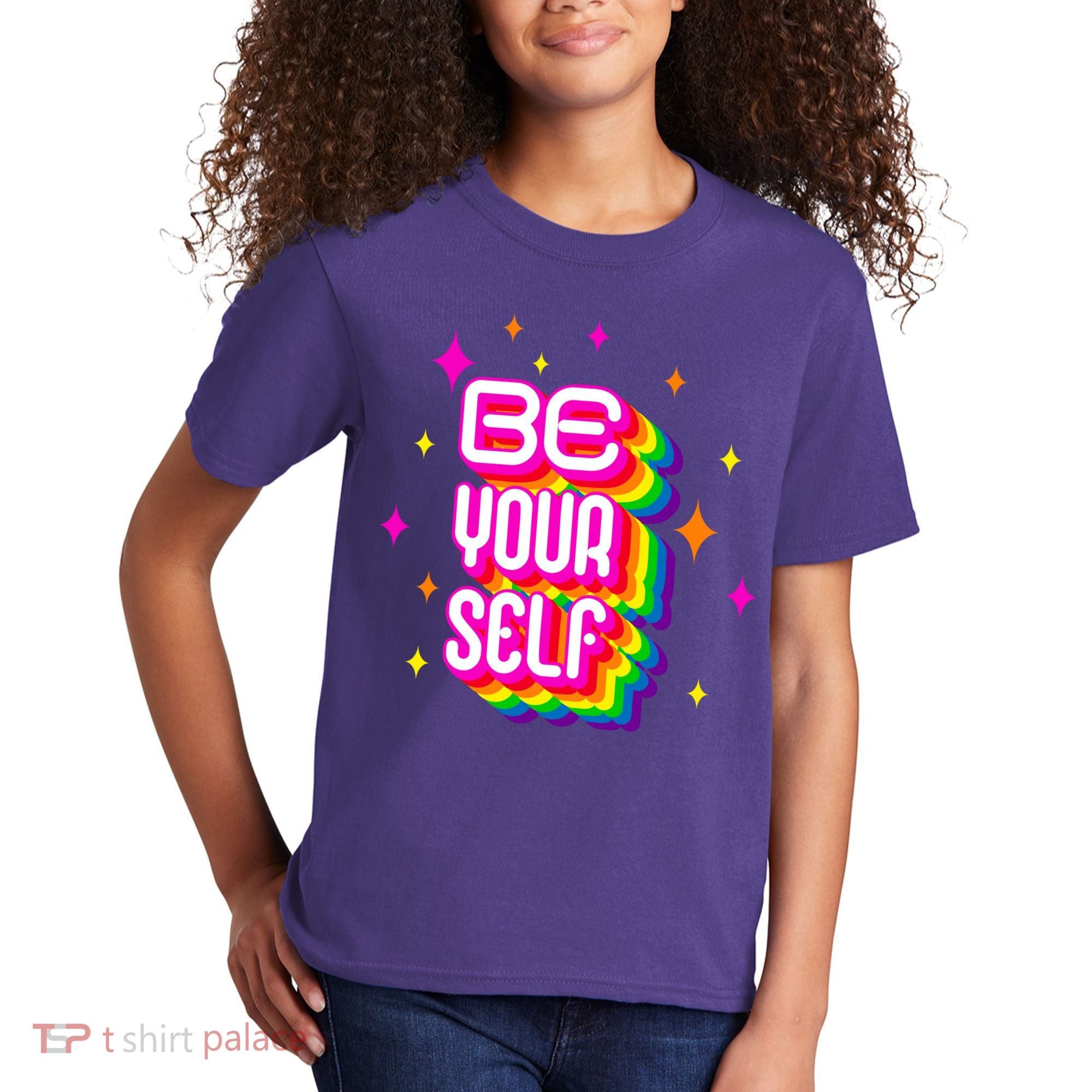 Be Yourself Pride Month Celebration Kids T-Shirt