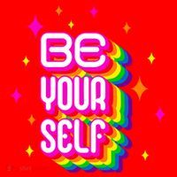 Be Yourself Pride Month Celebration Santa Hat thumb 1