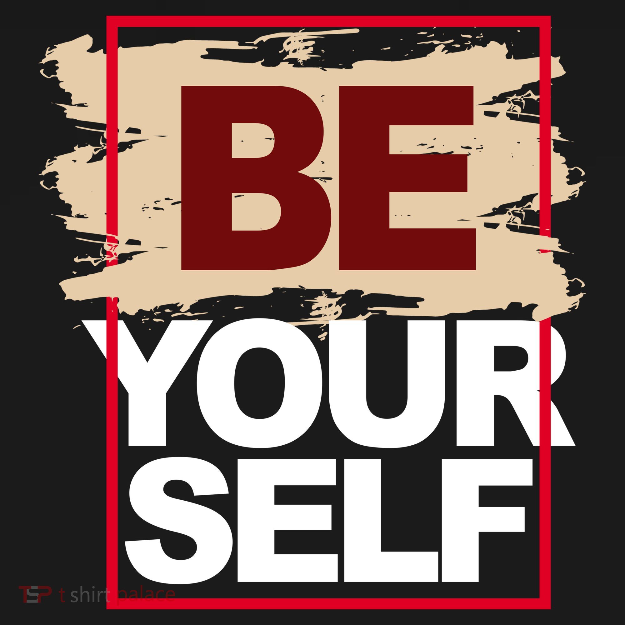 Be Yourself Positive Quote Doggie Tank