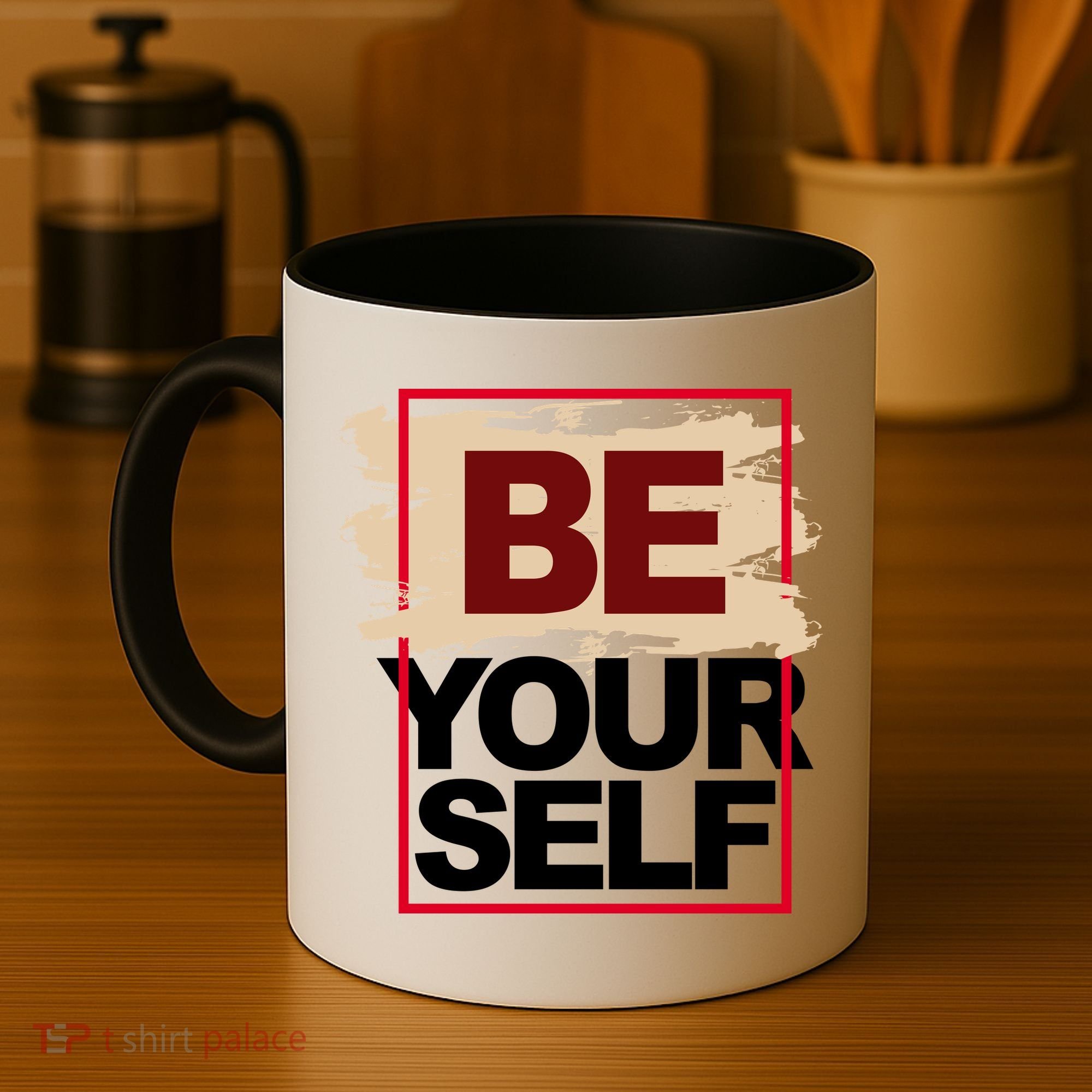 Be Yourself Positive Quote Coffee Mug