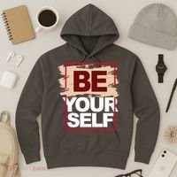 Be Yourself Positive Quote Hoodie thumb 3