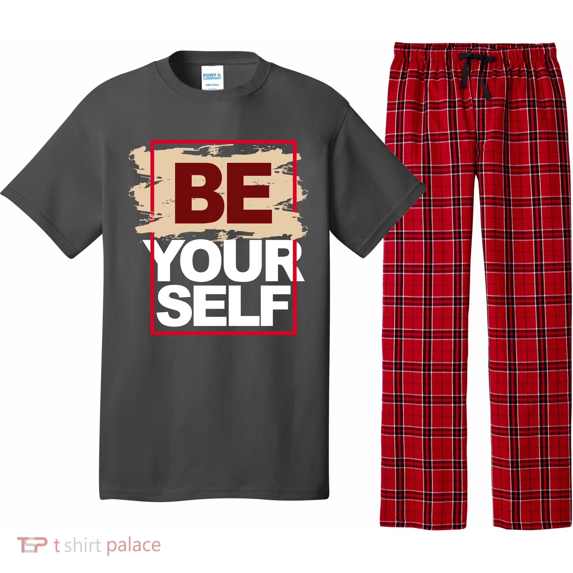 Be Yourself Positive Quote Pajama Set