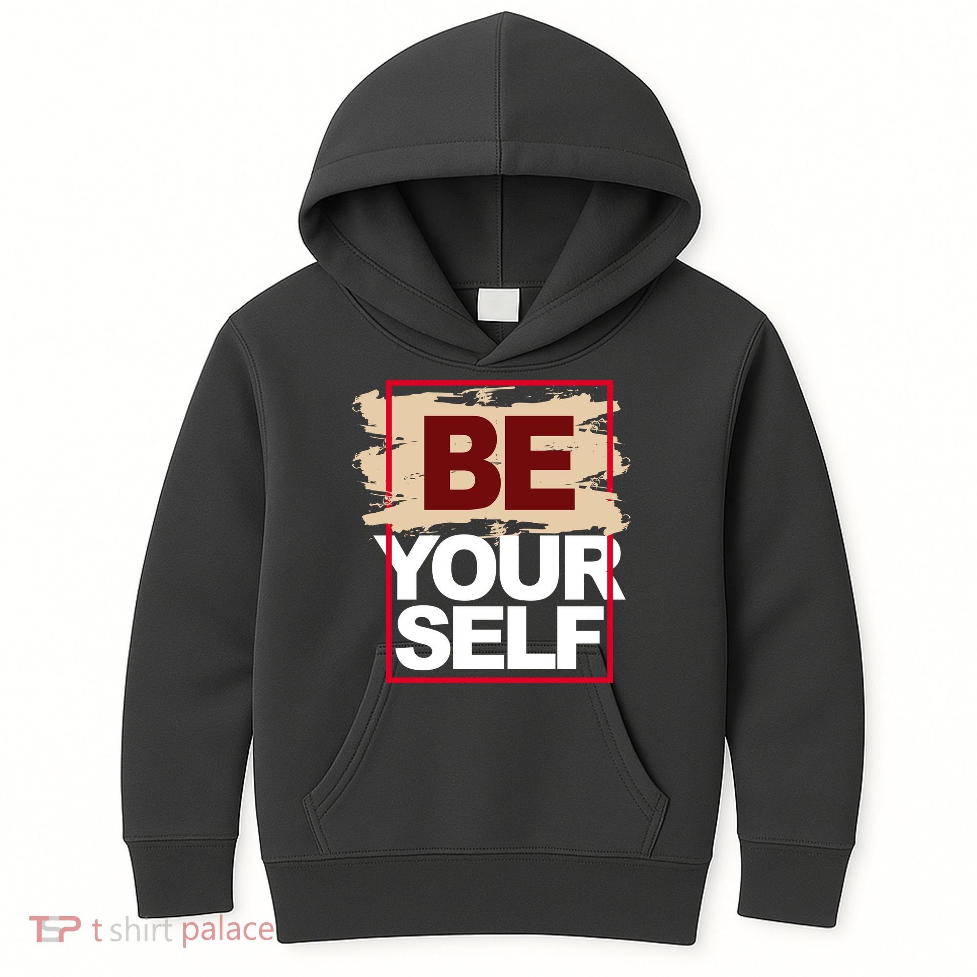 Be Yourself Positive Quote Kids Hoodie
