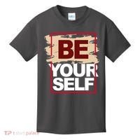 Be Yourself Positive Quote Kids T-Shirt thumb 0