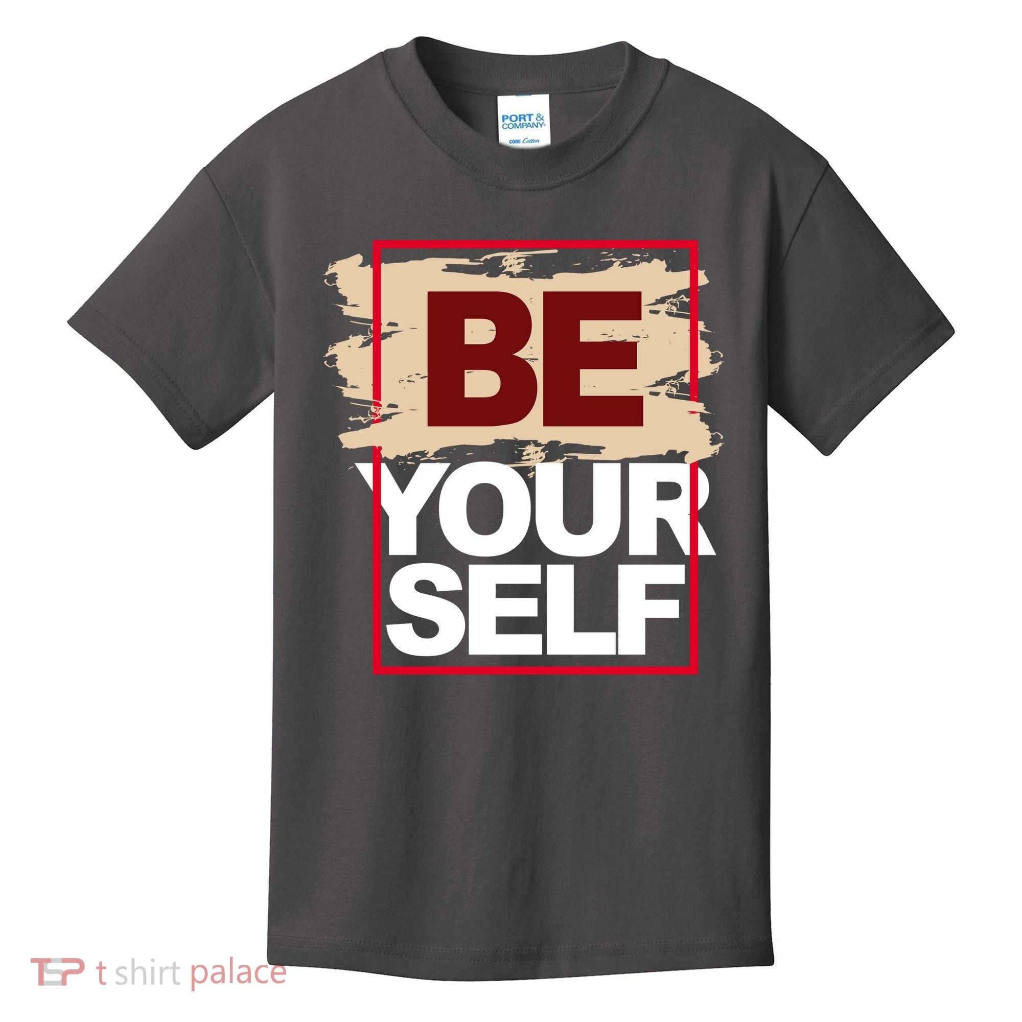 Be Yourself Positive Quote Kids T-Shirt
