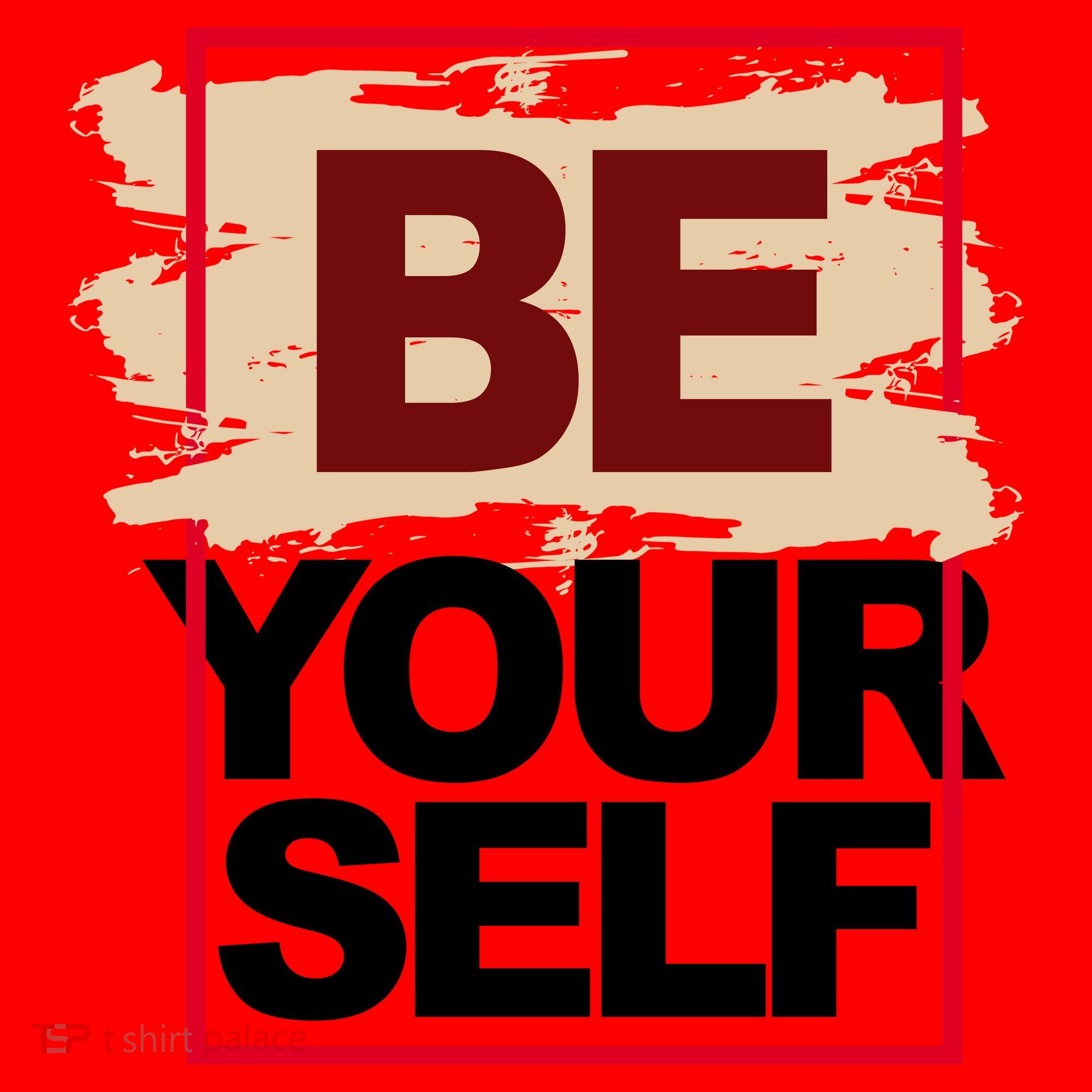 Be Yourself Positive Quote Santa Hat