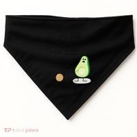 Boo You Scared The Pit Out Of Me Funny Ghost Avocado Gift USA-Made Doggie Bandana thumb 0