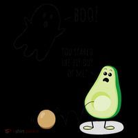 Boo You Scared The Pit Out Of Me Funny Ghost Avocado Gift Coffee Mug thumb 5