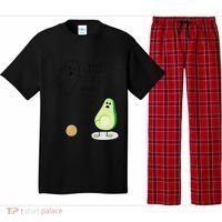 Boo You Scared The Pit Out Of Me Funny Ghost Avocado Gift Pajama Set thumb 0