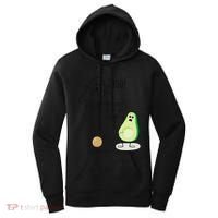 Boo You Scared The Pit Out Of Me Funny Ghost Avocado Gift Women's Hoodie thumb 0