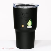 Boo You Scared The Pit Out Of Me Funny Ghost Avocado Gift Tumbler thumb 0