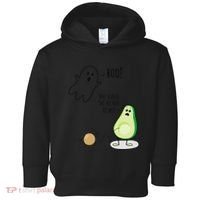 Boo You Scared The Pit Out Of Me Funny Ghost Avocado Gift Toddler Hoodie thumb 0